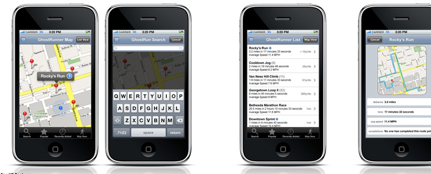 iPhone App Concept - Ghostrunner 1/2