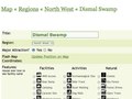 Map administration - updating details of a destination