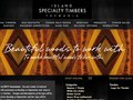 Island Specialty Timbers homepage - all dynamic from FT CMS
