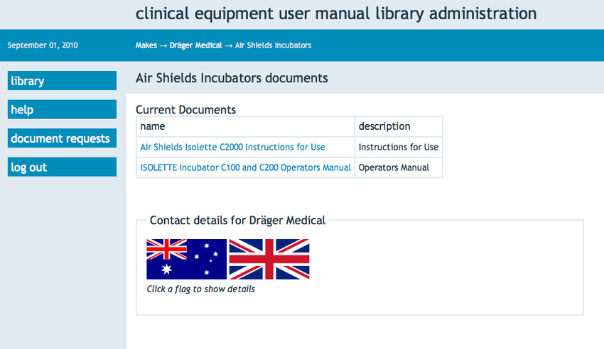 Clinical Equipment User Manual Library
