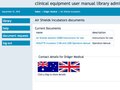 Clinical Equipment User Manual Library