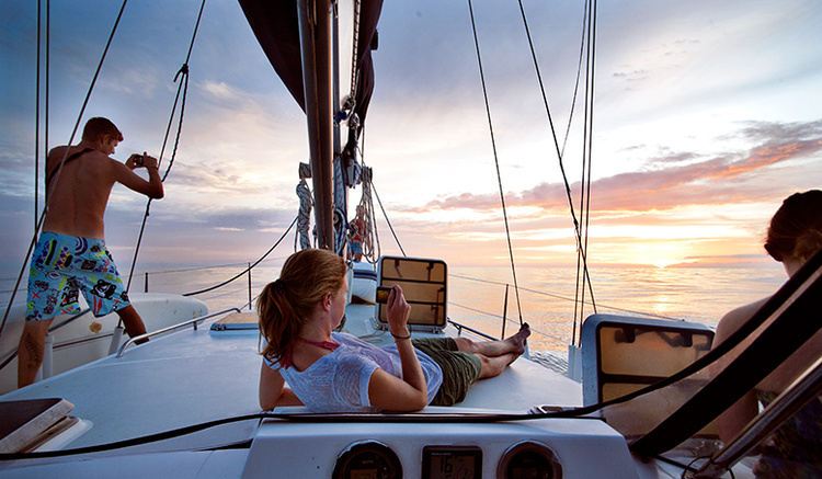 Colombia to Panama. Sailing the open ocean