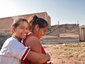 Pisco, Peru. Delia with her other baby girl!