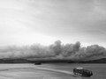 San Francisco - Cargo ship passing Alcatraz