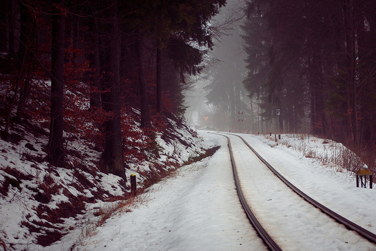 winterwonderland high up in the mountains of Germany