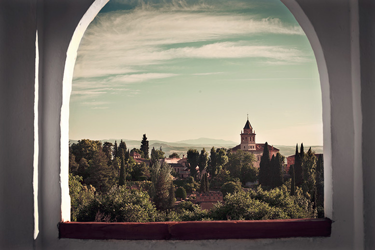 La Alhambra, Granada. The beautiful palace