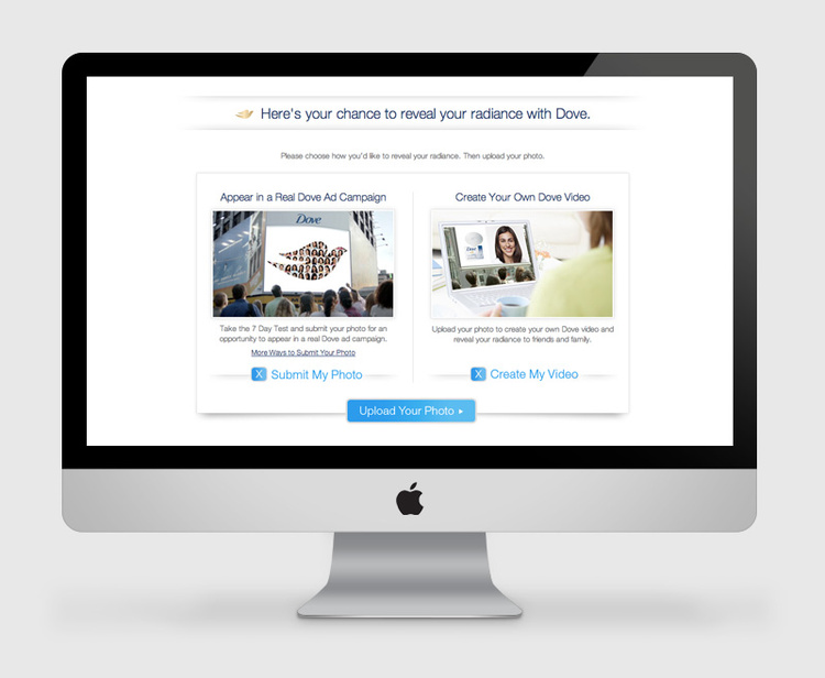 Dove social media ad - inteactive ap. Directed by James Forni, founder Octane Rich Media, Chicago
