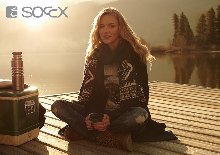 Soccx campaign. Photography by Sven Jacobsen - Location: British Columbia, Canada