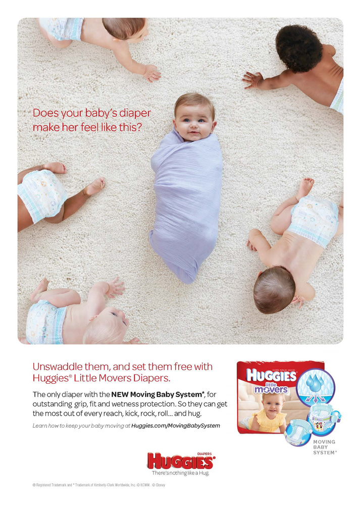 Huggies Little Movers Print & Web Campaign. Photography by Sasha Gulish
