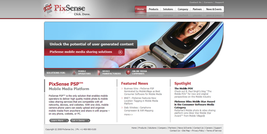 PixSense Website