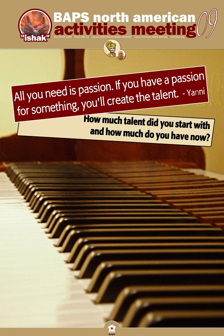 Motivational posters on passion