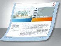 An information and registration site for a meeting