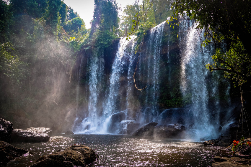 Waterfall in the Valley of 1000 Lingas