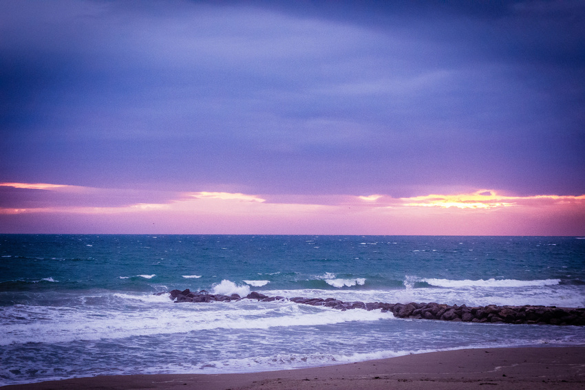 Sunset at Ventura Beach, California
