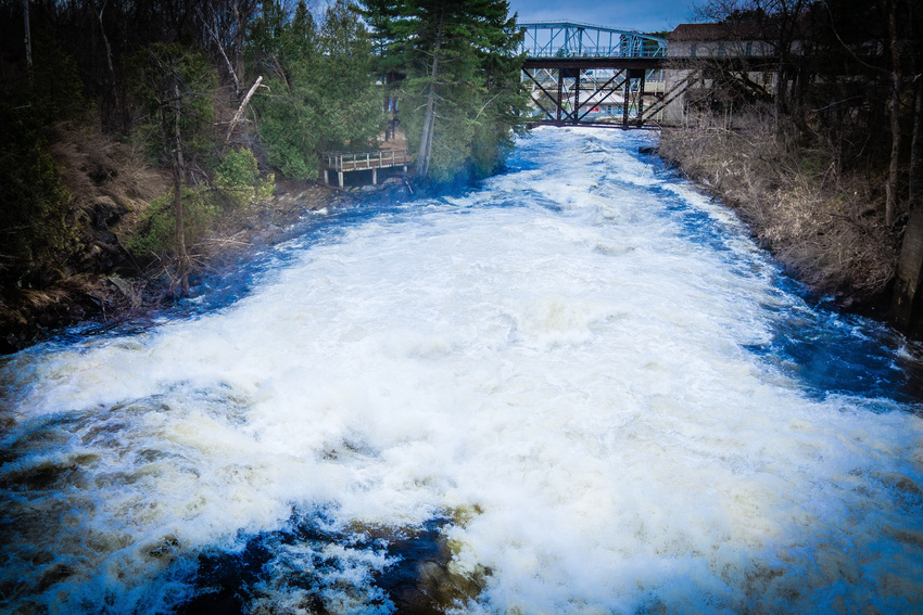 Rapids in Muskoka, Canada