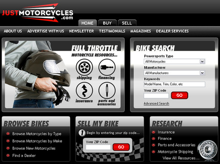 Just Motorcycles | UI Design