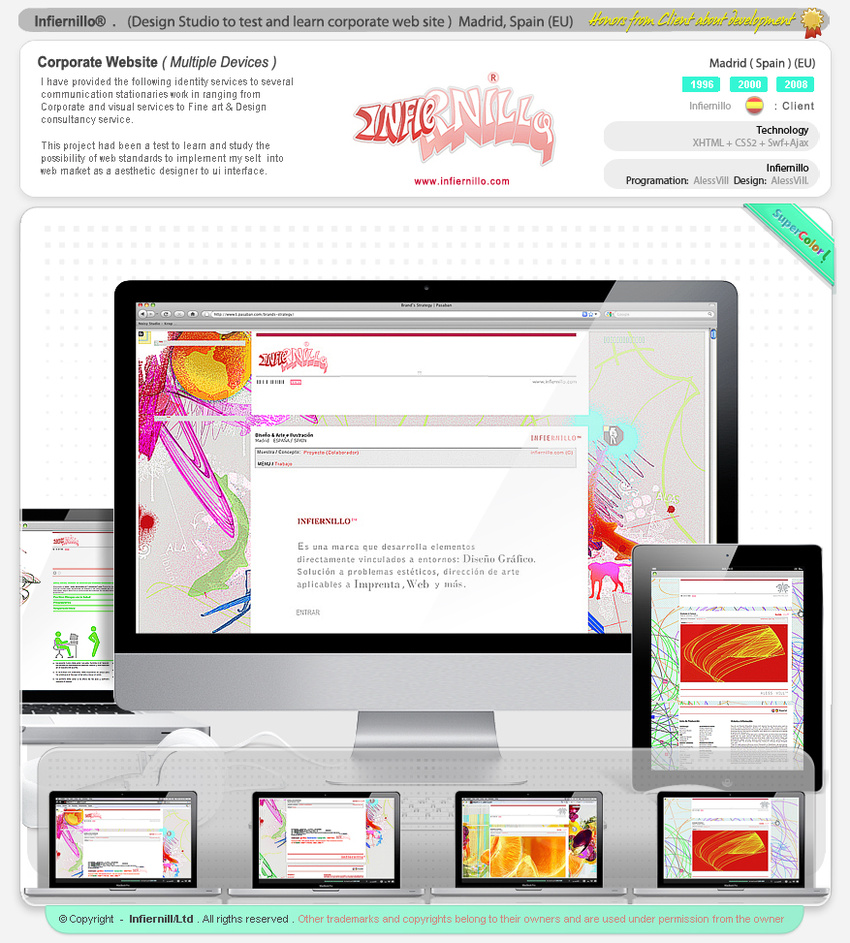 Experimental Web Design Concept