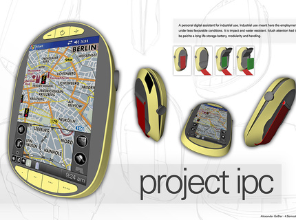 project ipc - a PDA (personal digital assistant) for industrial use