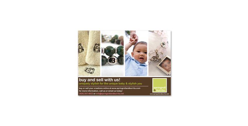 Marketing Mailer for Springroll & Burrito