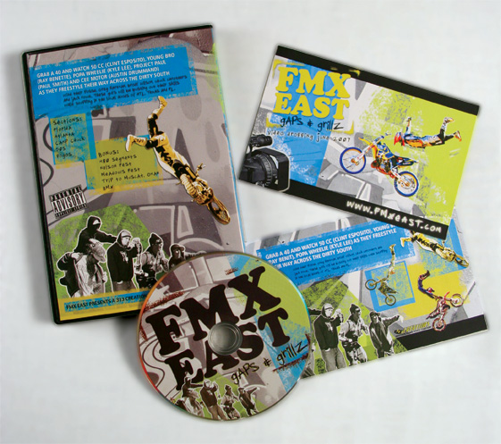 FMX East Gaps & Grillz DVD and Promotional Postcard
