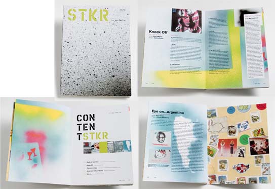 STKR Magazine; created a ficticious magazine about street art