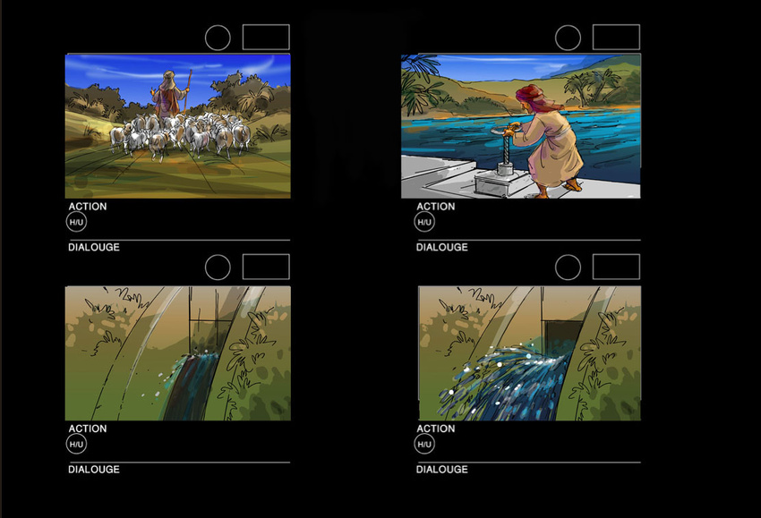 COLOR STORYBOARD/ILLUSTRATION