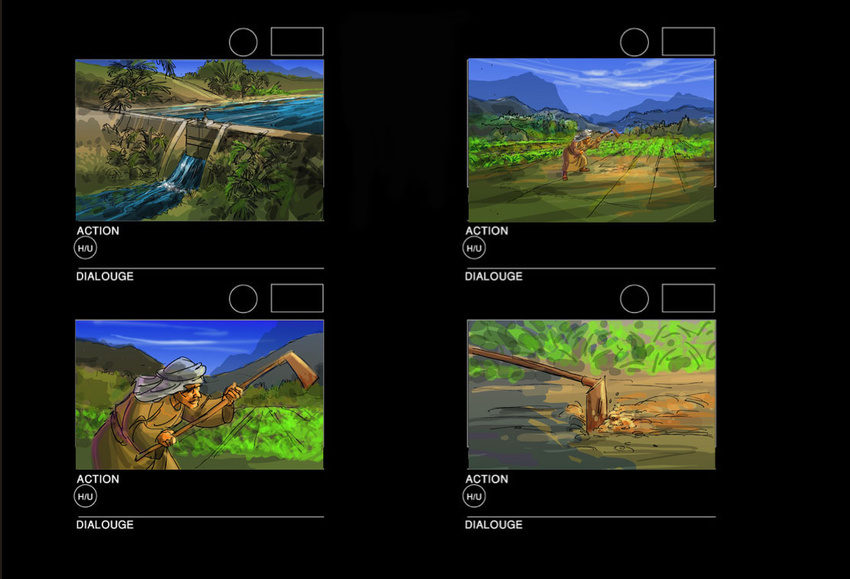 COLOR STORYBOARD/ILLUSTRATION