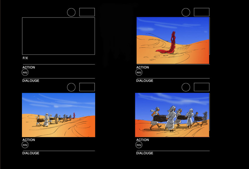 COLOR STORYBOARD/ILLUSTRATION