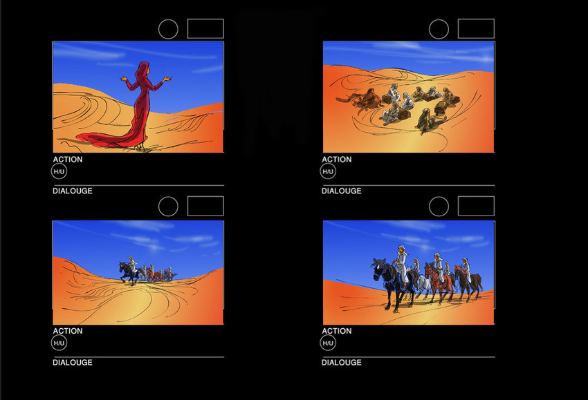 COLOR STORYBOARD/ILLUSTRATION