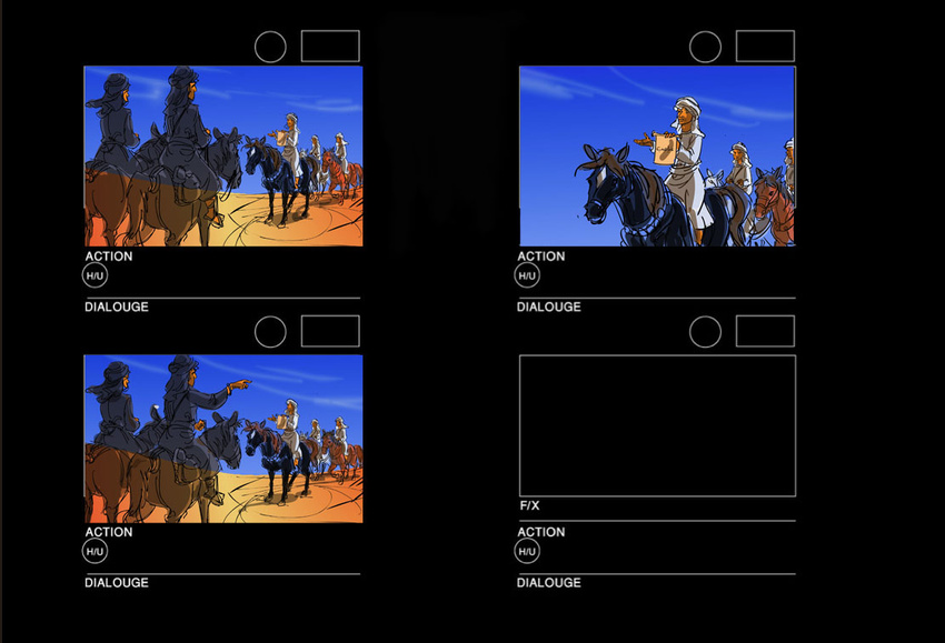 COLOR STORYBOARD/ILLUSTRATION