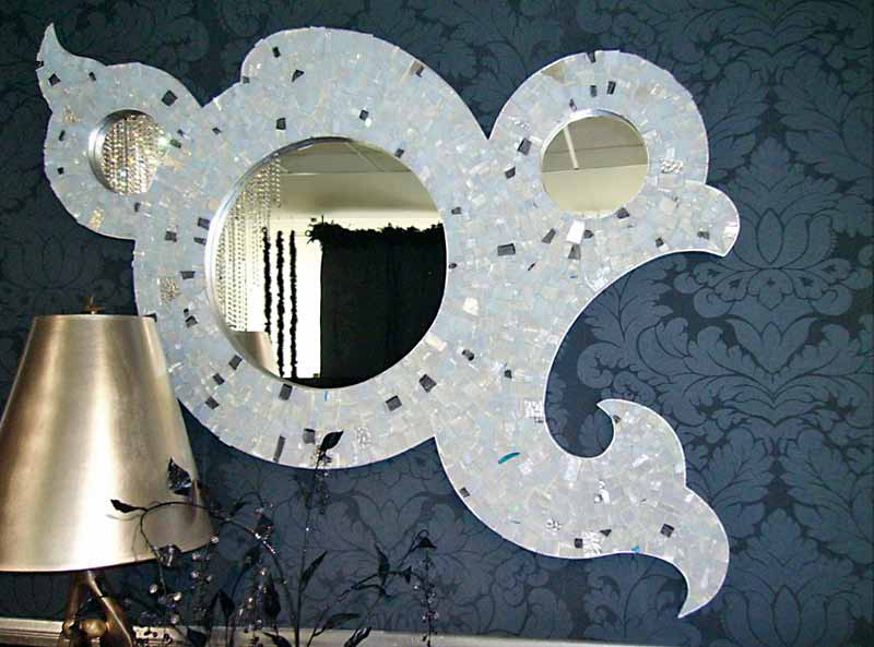 pasta vitrea bianca, mosaico blu/white venetian glass,blu mosaic tiles