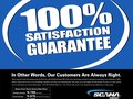 100% Guarantee Print Ad