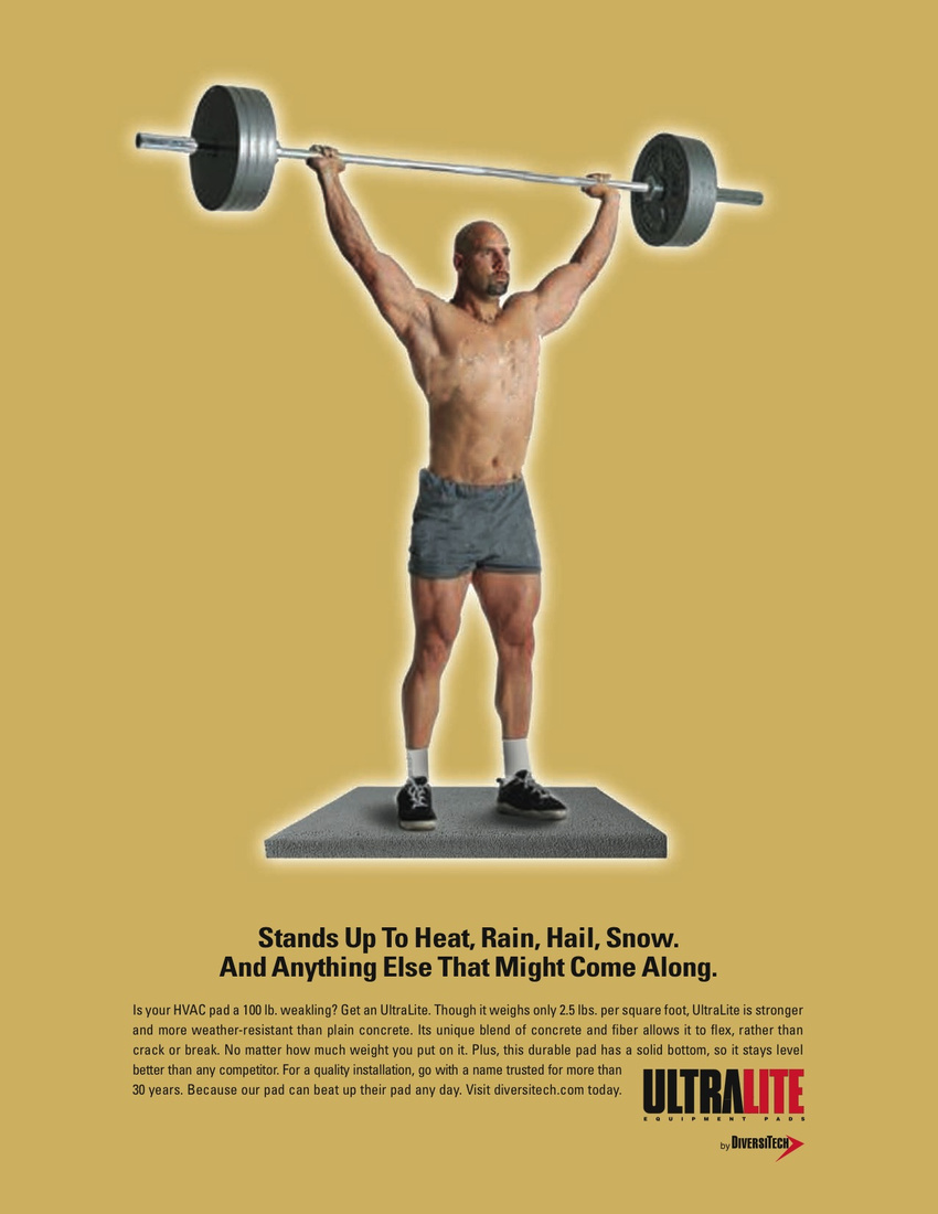 Stands Up To Anything Magazine Ad