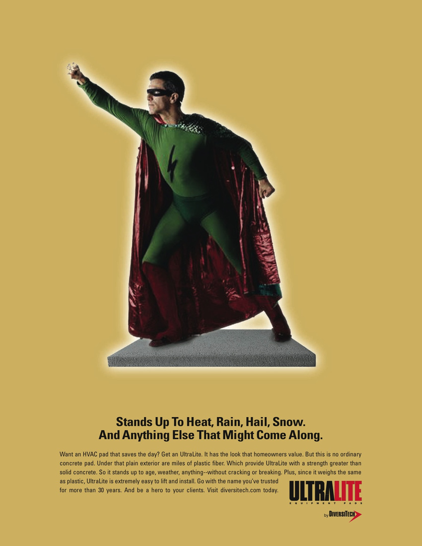 Stands Up To Anything Magazine Ad