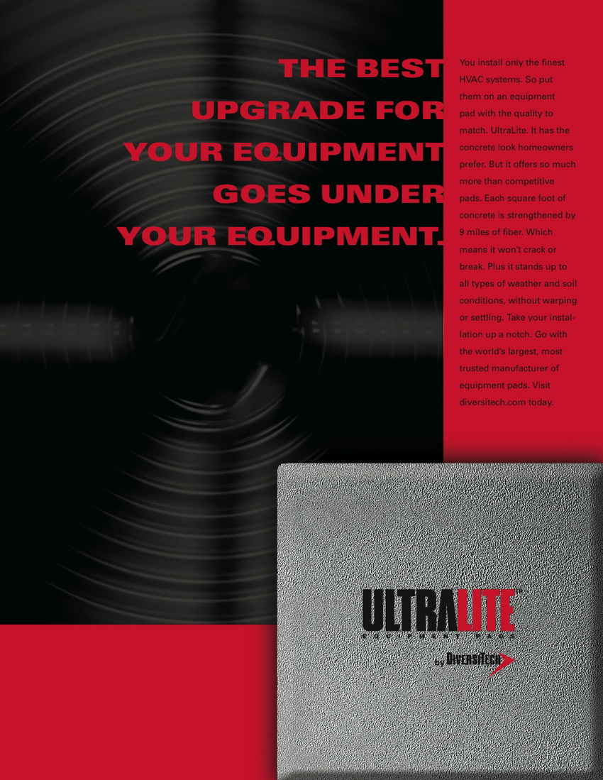 Not Your Ordinary HVAC Pad Magazine Ad