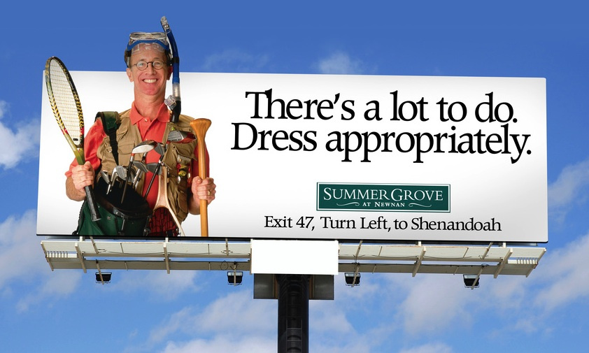 Dress Appropriately Outdoor Board