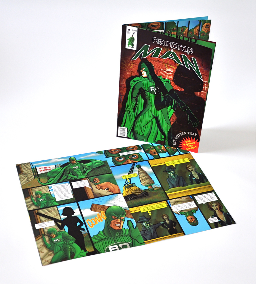 RainDrop Man Comic Book Issue 2