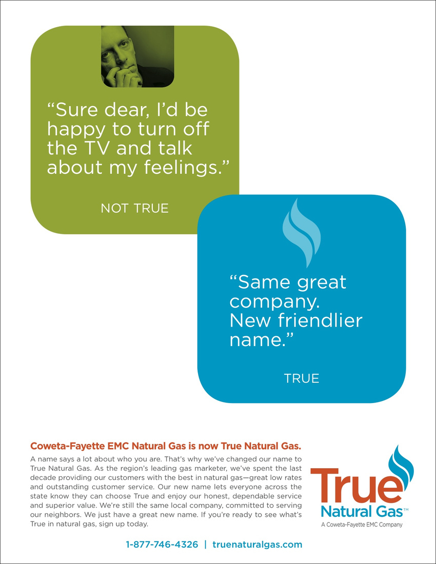 True Natural Gas Magazine Ad