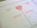 Letterpressed Save the Dates
