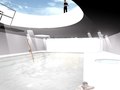 View of subterranean swimming pool