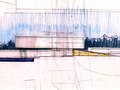 Section/Elevation study sketch