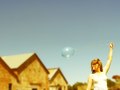 Blue Balloon on a Ribbon