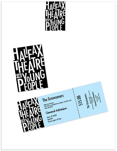 Identity for Halifax Theatre for Young People