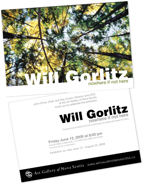 Will Gorlitz Gallery Exhibition Invite