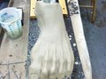 Sculpted foot for Stride Gum Yeti