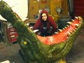 Assisted in fabricating this croc for Disney & Annie Leibowitz at Total Fabrication (I did the airbrushing & teeth).