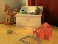 modelisation 3D chambre enfant