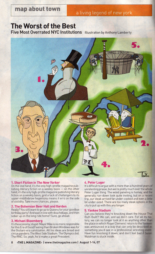 Map for The L Magazine