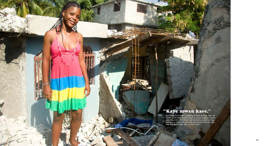 ROLE: Book Designer + Photographer //Photography Book Produced after the 2010 Earthquake in Haiti. A few sample spreads are di