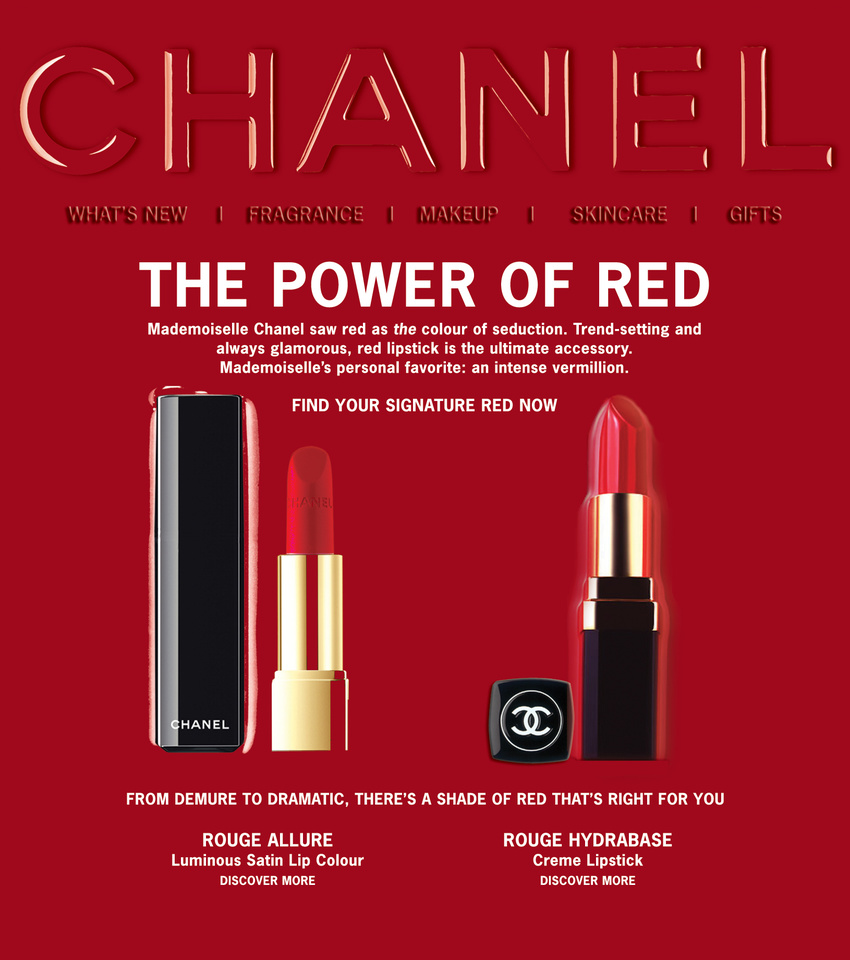 Newsletters created for CHANEL.com